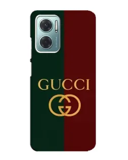 Чехол для Xiaomi Redmi Note 11E с картинкой «Gucci — темно-зеленый градиент»