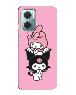 Чехол для Xiaomi Redmi Note 11E с картинкой «My Melody и Kuromi» Чехол для Xiaomi Redmi Note 11E с картинкой «My Melody и Kuromi»