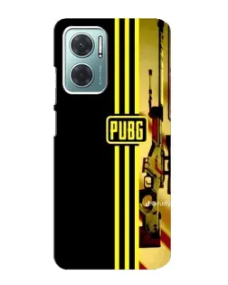 Чехол для Xiaomi Redmi Note 11E с картинкой «PUBG — камуфляжный шлем»