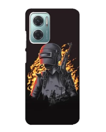 Чехол для Xiaomi Redmi Note 11E с картинкой «PUBG — огненный силуэт» Чехол для Xiaomi Redmi Note 11E с картинкой «PUBG — огненный силуэт»
