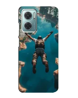 Чехол для Xiaomi Redmi Note 11E с картинкой «PUBG — свободное падение»