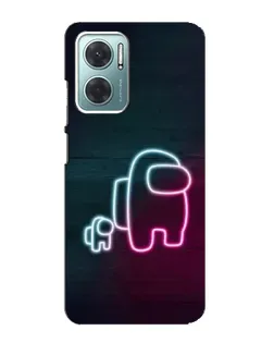 Чехол для Xiaomi Redmi Note 11E с картинкой «Among Us неон-арт» Чехол для Xiaomi Redmi Note 11E с картинкой «Among Us неон-арт»