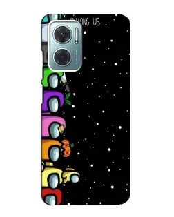 Чехол для Xiaomi Redmi Note 11E с картинкой «Команда Among Us» Чехол для Xiaomi Redmi Note 11E с картинкой «Команда Among Us»