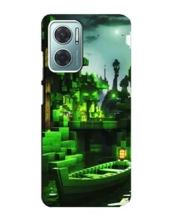 Чехол для Xiaomi Redmi Note 11E с картинкой «Minecraft лесной пейзаж» Чехол для Xiaomi Redmi Note 11E с картинкой «Minecraft лесной пейзаж»