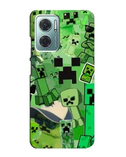 Чехол для Xiaomi Redmi Note 11E с картинкой «Криперы Minecraft» Чехол для Xiaomi Redmi Note 11E с картинкой «Криперы Minecraft»