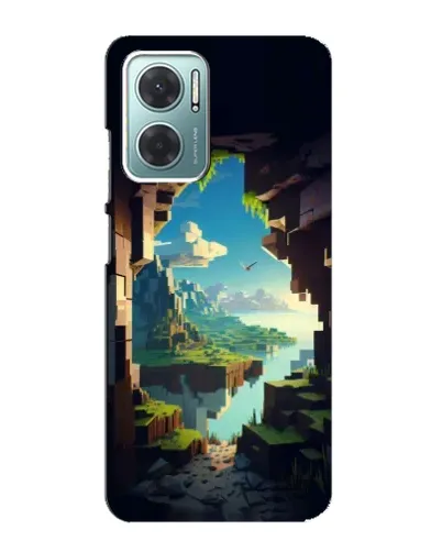 Чехол для Xiaomi Redmi Note 11E с картинкой «Вид из пещеры»