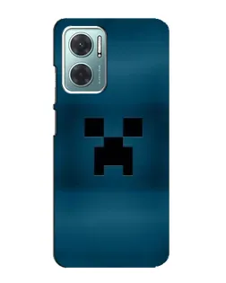 Чехол для Xiaomi Redmi Note 11E с картинкой «Крипер текстура»
