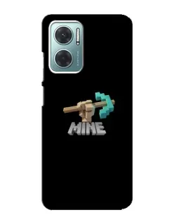 Чехол для Xiaomi Redmi Note 11E с картинкой «Алмазная кирка»