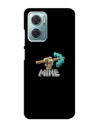 Чехол для Xiaomi Redmi Note 11E с картинкой «Алмазная кирка»