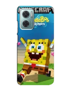 Чохол для Xiaomi Redmi Note 11E з картинкою «Губка Боб Minecraft» Чохол для Xiaomi Redmi Note 11E з картинкою «Губка Боб Minecraft»