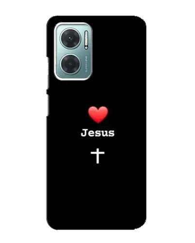 Чехол для Xiaomi Redmi Note 11E с картинкой «Сердце - Jesus» Чехол для Xiaomi Redmi Note 11E с картинкой «Сердце - Jesus»