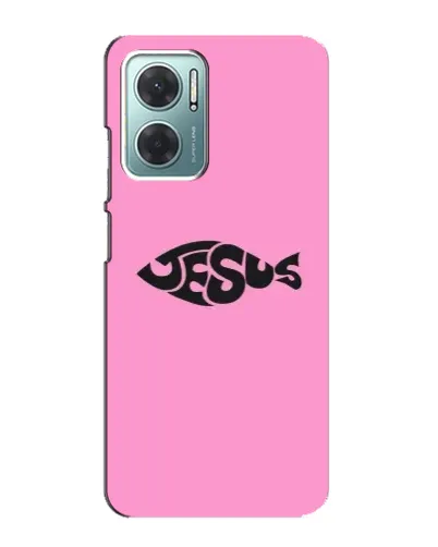Чехол для Xiaomi Redmi Note 11E с картинкой «Розовый символ Jesus» Чехол для Xiaomi Redmi Note 11E с картинкой «Розовый символ Jesus»