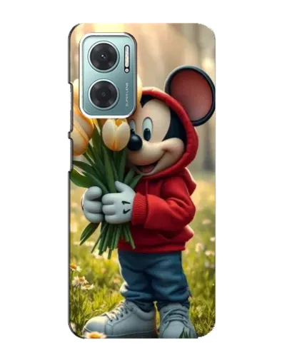 Чехол для Xiaomi Redmi Note 11E с картинкой «Микки с тюльпанами» Чехол для Xiaomi Redmi Note 11E с картинкой «Микки с тюльпанами»