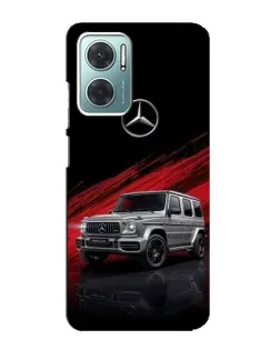 Чехол для Xiaomi Redmi Note 11E с картинкой «Mercedes G-Class красный»