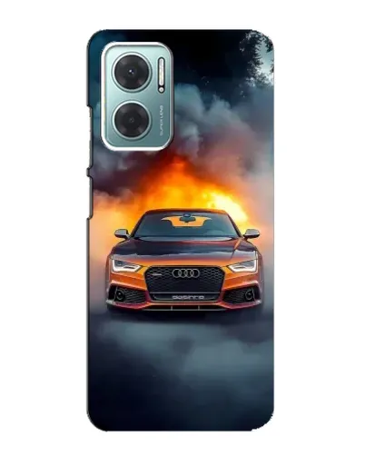 Чехол для Xiaomi Redmi Note 11E с картинкой «Audi в огненном дыму» Чехол для Xiaomi Redmi Note 11E с картинкой «Audi в огненном дыму»
