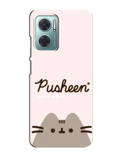 Чехол для Xiaomi Redmi Note 11E с картинкой «Pusheen логотип» Чехол для Xiaomi Redmi Note 11E с картинкой «Pusheen логотип»