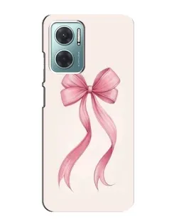 Чехол для Xiaomi Redmi Note 11E с картинкой «Розовый бант»
