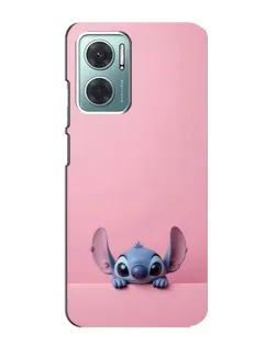 Чехол для Xiaomi Redmi Note 11E с картинкой «Stitch выглядывает»