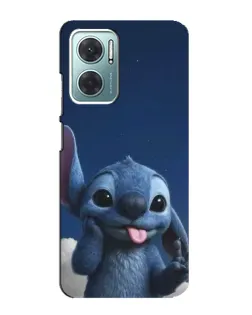 Чехол для Xiaomi Redmi Note 11E с картинкой «Стич в облаках»