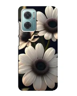 Чехол для Xiaomi Redmi Note 11E с картинкой «Белые маргаритки макро»