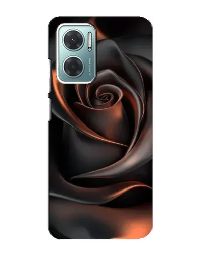 Чехол для Xiaomi Redmi Note 11E с картинкой «Шелковая черная роза» Чехол для Xiaomi Redmi Note 11E с картинкой «Шелковая черная роза»