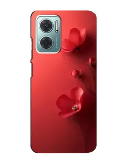 Чехол для Xiaomi Redmi Note 11E с картинкой «Маковые соцветия»
