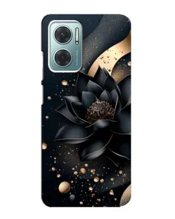 Чехол для Xiaomi Redmi Note 11E с картинкой «Черный лотос»