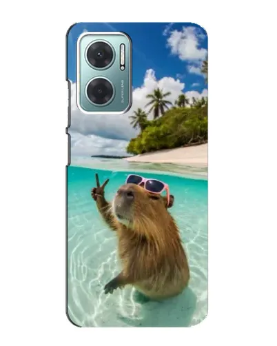 Чехол для Xiaomi Redmi Note 11E с картинкой «Капибара на море» Чехол для Xiaomi Redmi Note 11E с картинкой «Капибара на море»