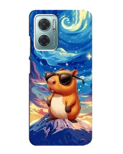 Чехол для Xiaomi Redmi Note 11E с картинкой «Капибара Ван Гога»