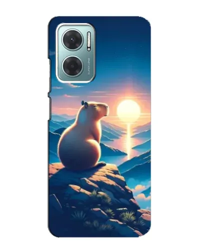 Чехол для Xiaomi Redmi Note 11E с картинкой «Закат солнца с капибарой» Чехол для Xiaomi Redmi Note 11E с картинкой «Закат солнца с капибарой»
