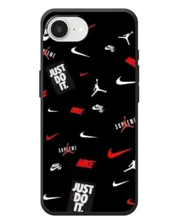 Чохол для iPhone 17e з картинкою «Nike Mix Pattern» Чохол для iPhone 17e з картинкою «Nike Mix Pattern»