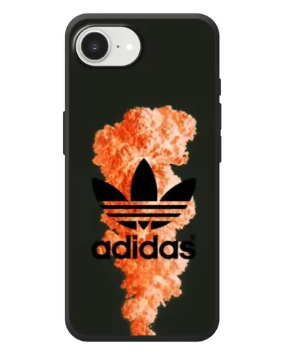 Чехол для iPhone 17e с картинкой «Оранжевый дым Adidas» Чехол для iPhone 17e с картинкой «Оранжевый дым Adidas»