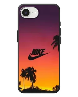 Чехол для iPhone 17e с картинкой «Nike на закате солнца»