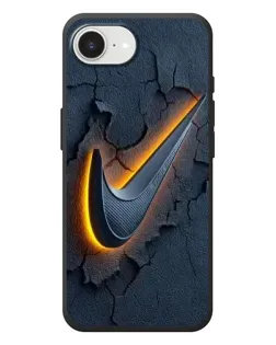 Чехол для iPhone 17e с картинкой «Объемный логотип Найк»