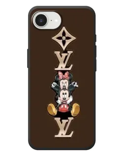 Чехол для iPhone 17e с картинкой «LV и Микки Маус»