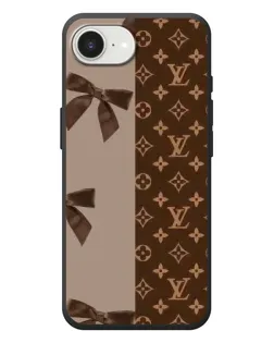Чехол для iPhone 17e с картинкой «Louis Vuitton — банты»