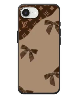 Чехол для iPhone 17e с картинкой «LV — кофейный атлас»