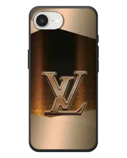 Чехол для iPhone 17e с картинкой «LV — золотое сияние»