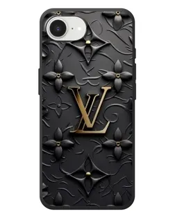Чехол для iPhone 17e с картинкой «Кожаная текстура LV»