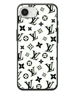 Чехол для iPhone 17e с картинкой «Монохромный хаос LV»