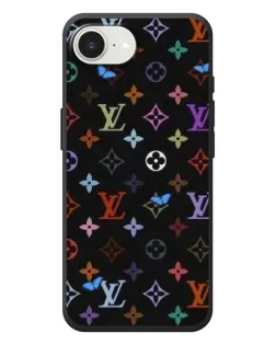 Чехол для iPhone 17e с картинкой «Цветная монограмма LV»