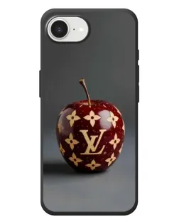 Чехол для iPhone 17e с картинкой «Красное яблоко LV»