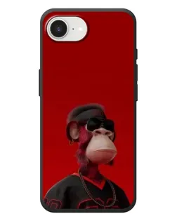 Чехол для iPhone 17e с картинкой «Bored Ape в красном»