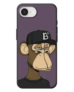 Чехол для iPhone 17e с картинкой «Bored Ape в кепке»
