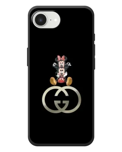 Чехол для iPhone 17e с картинкой «Минни Маус на лого» Чехол для iPhone 17e с картинкой «Минни Маус на лого»
