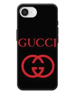 Чехол для iPhone 17e с картинкой «Gucci — красный логотип»
