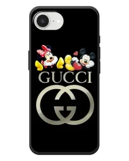 Чехол для iPhone 17e с картинкой «Gucci — герои Disney»