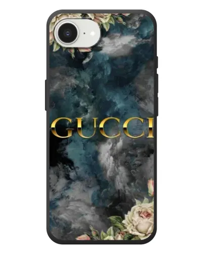 Чехол для iPhone 17e с картинкой «Абстрактные цветы Gucci» Чехол для iPhone 17e с картинкой «Абстрактные цветы Gucci»
