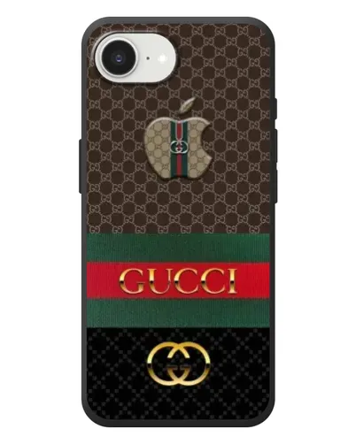 Чехол для iPhone 17e с картинкой «Gucci — брендированный десерт» Чехол для iPhone 17e с картинкой «Gucci — брендированный десерт»