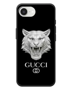 Чохол для iPhone 17e з картинкою «Gucci — срібний лев»